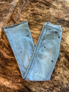 Abercrombie Kids Jeans - Embroidered Flowers
